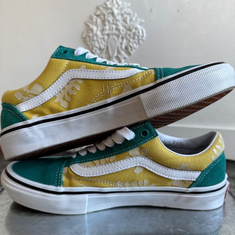 Vans Old Skool Aloha Skateboarding Sneakers Mens 7 - Picture 3 of 8